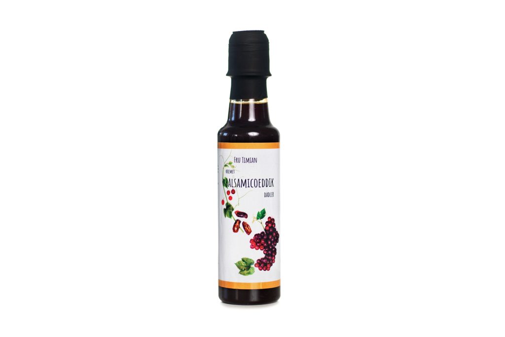 Kremet balsamicoeddik med dadler - à 8 stk