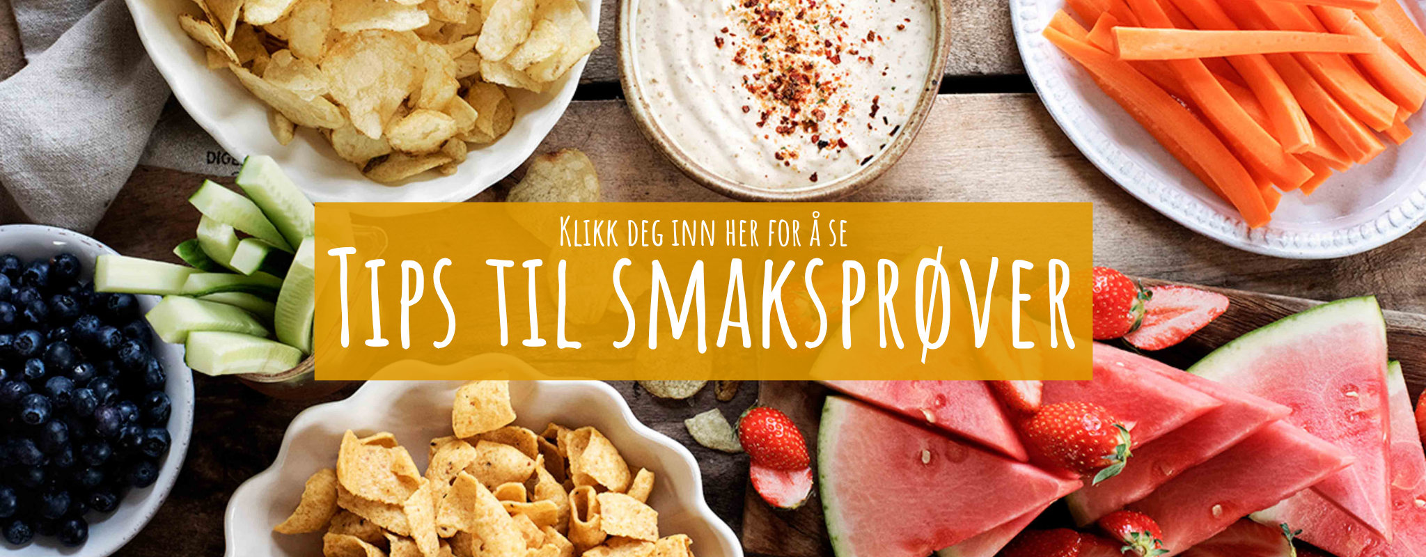 Tips til smaksprøver